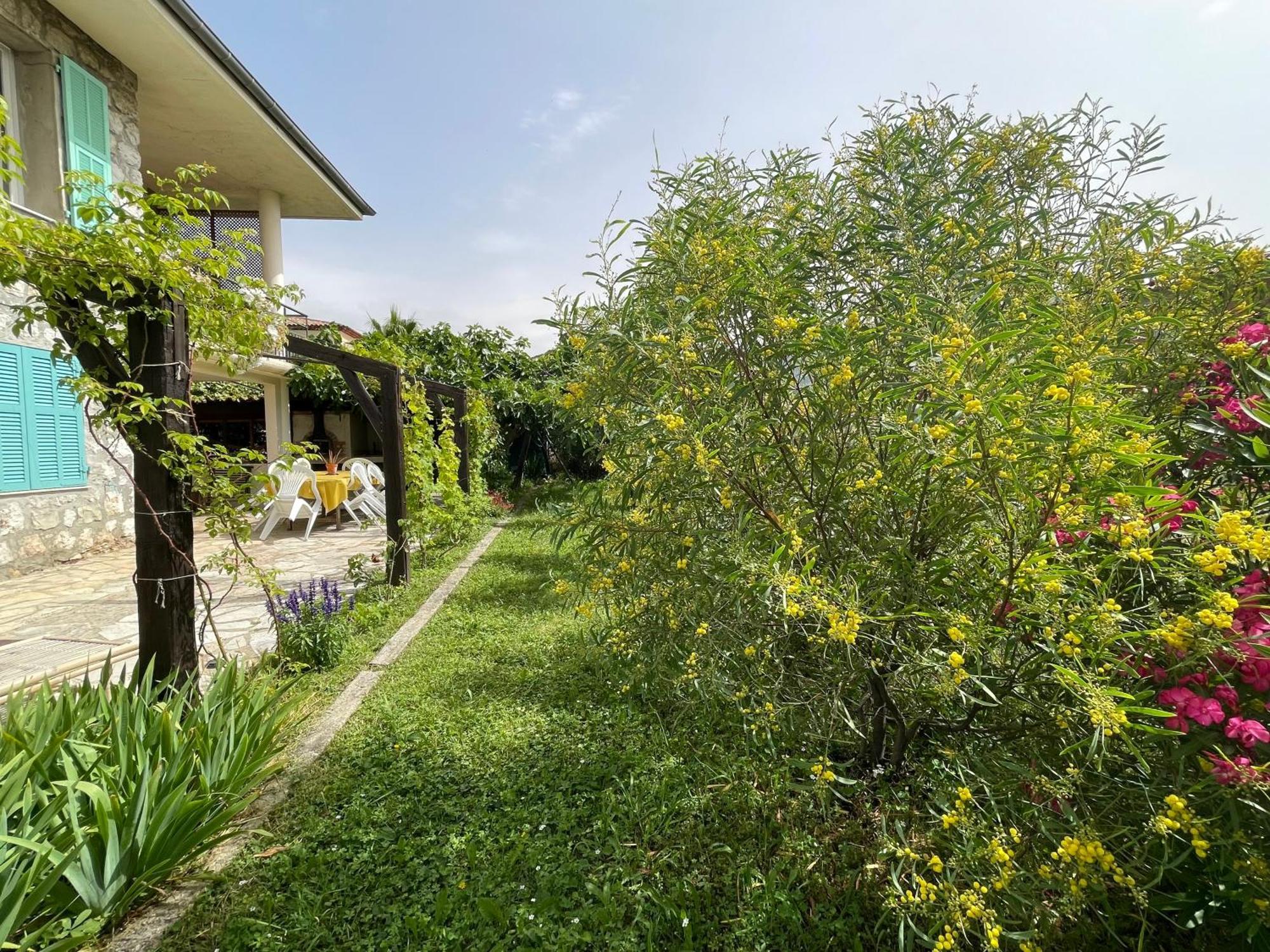 Bas De Villa Avec Acces Piscine Pres De Nice Cannes Monaco Carros Exterior photo