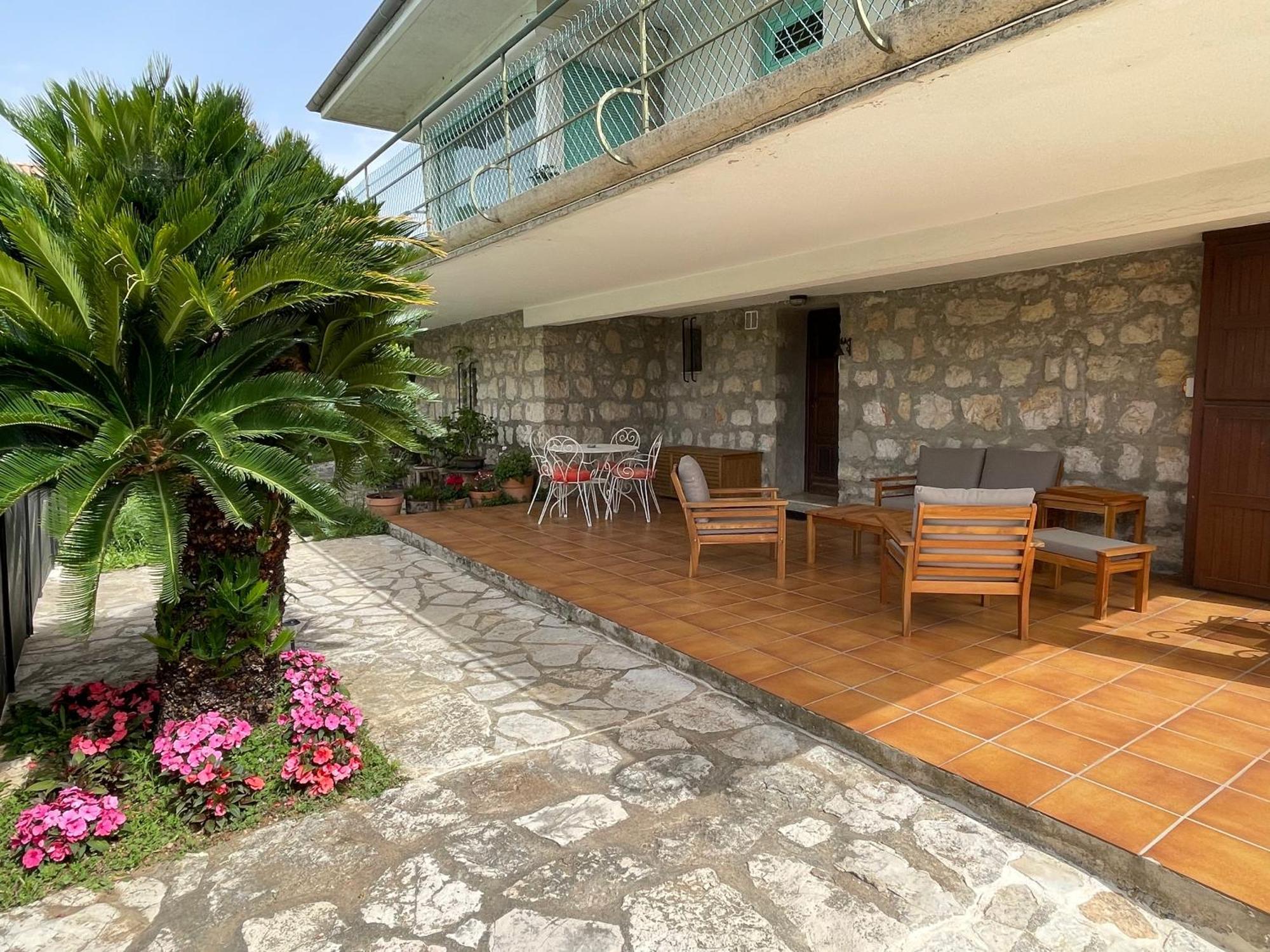 Bas De Villa Avec Acces Piscine Pres De Nice Cannes Monaco Carros Exterior photo